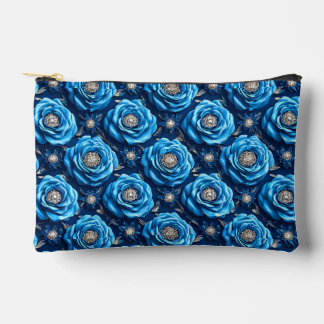 Blue roses Luxury Floral Night Design🌹 Zubehörtasche
