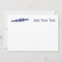 Blue Rowers Crew Team Wassersport