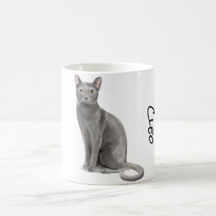 Blue Russian Feline Kaffeetasse