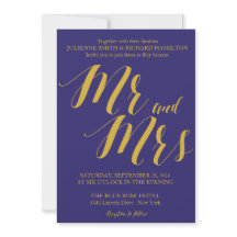 Blue Rustic Chic Mr. and Mrs. Wedding