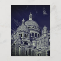 Blue Sacre Coeur Paris Europe Travel