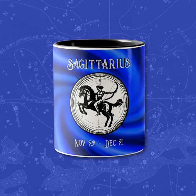 Blue Sagittarius Tasse (Von Creator hochgeladen)