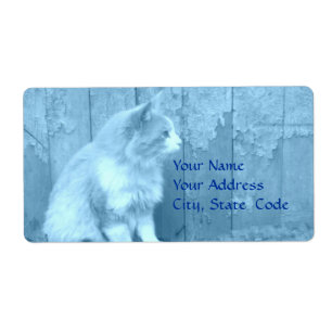 Blue Sahara (Katze) Adressetiketten