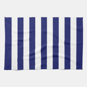 Blue Sailor Stripe (groß) Geschirrtuch