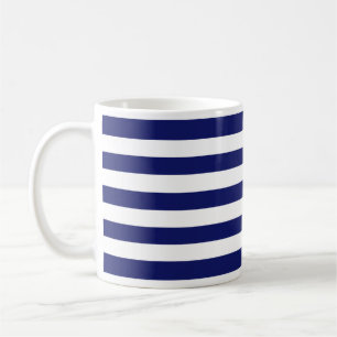 Blue Sailor Stripe Kaffeetasse