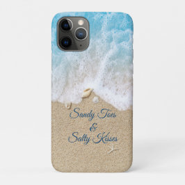 Blue Sandy Toes Salty Kisses Case-Mate iPhone Hülle