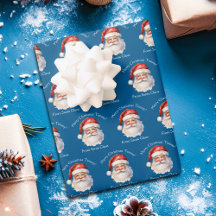 Blue Santa Claus Personalisiert Kids Weihnachten