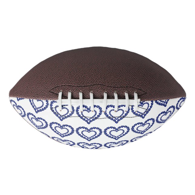 Blue Sapphire Heart Football (Vorderseite)