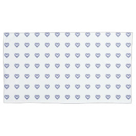 Blue Sapphire Heart Kissenbezug