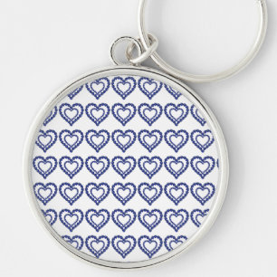 Blue Sapphire Heart Schlüsselanhänger