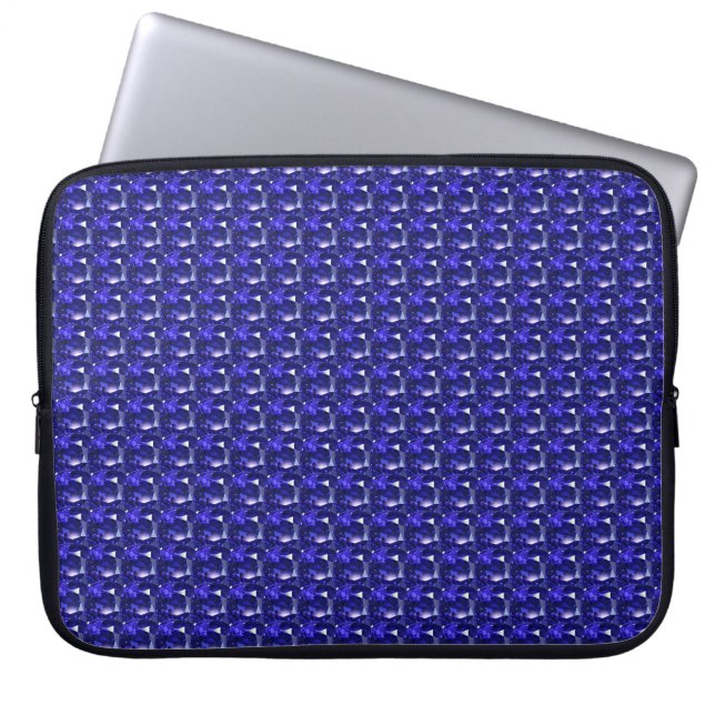 Blue Sapphire Laptopschutzhülle (Vorderseite)