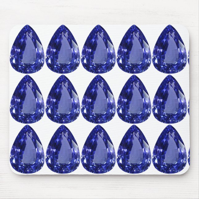 Blue Sapphire Mouse Pad Mousepad (Vorne)