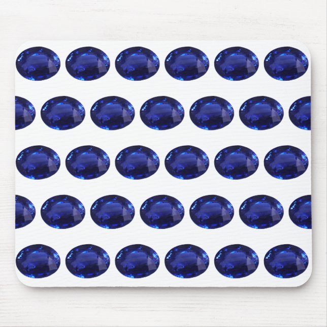 Blue Sapphire Mouse Pad Mousepad (Vorne)