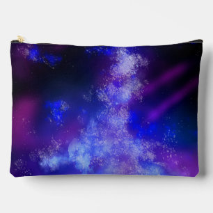 Blue Sapphire Night Sky Zubehörtasche
