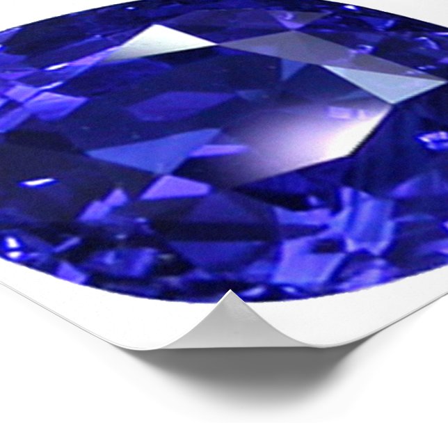 Blue Sapphire Poster (Ecke)