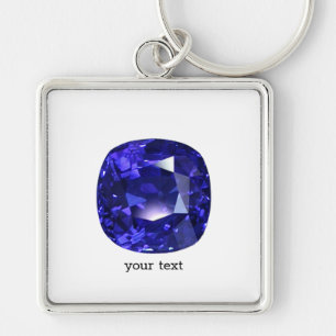 Blue Sapphire Schlüsselanhänger