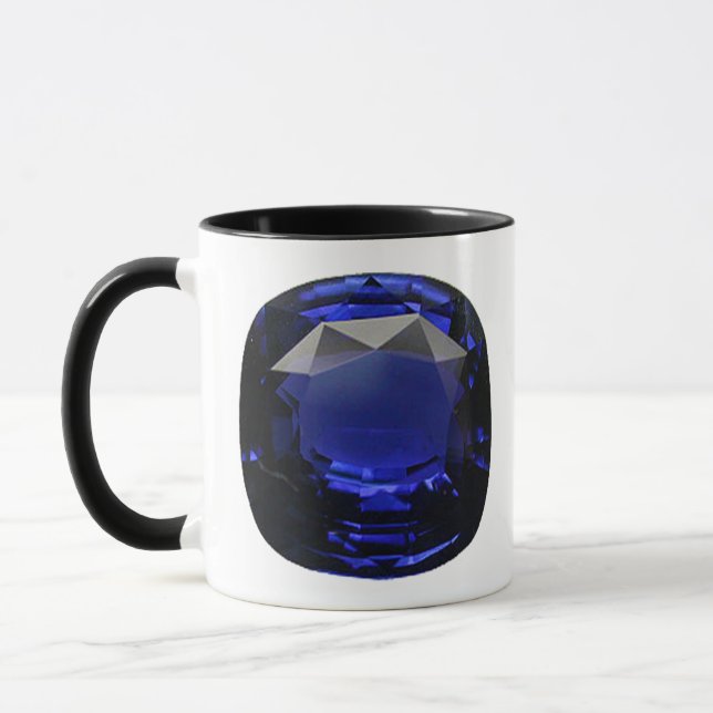 Blue Sapphire Tasse (Links)
