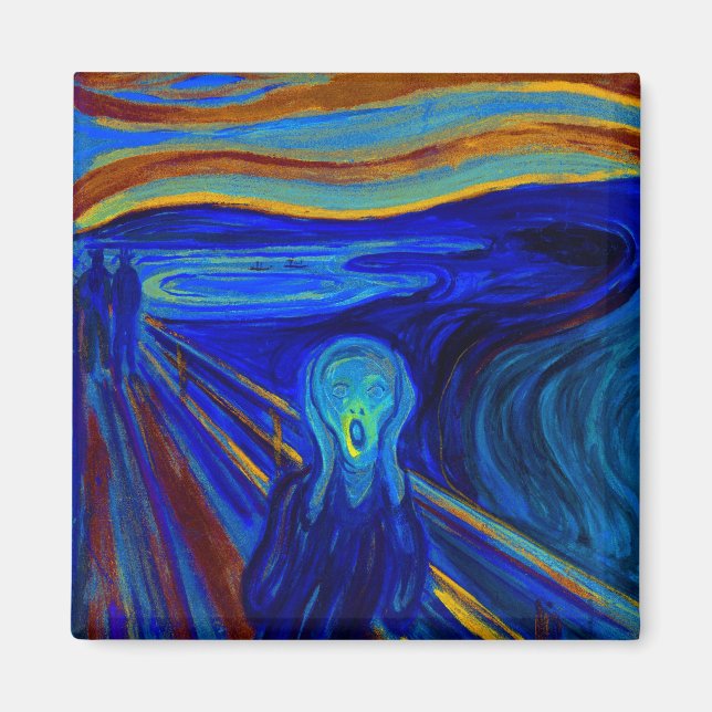 Blue Scream Magnet (Vorne)
