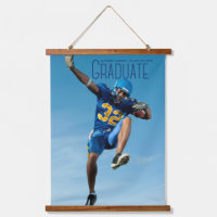 Blue Script Graduate Foto Athlete Abschluss