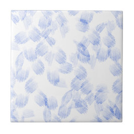 Blue Shapes Pattern Ceramic Tile Fliese