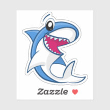 Blue Shark Sea Life Niedlich Kids Pool Party