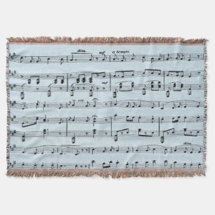 Blue Sheet Music Decke