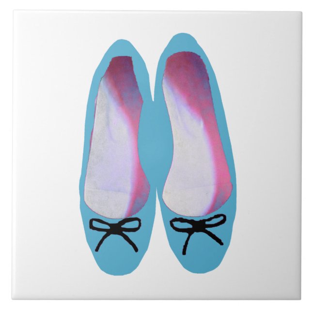 Blue Shoes Fliese (Vorderseite)