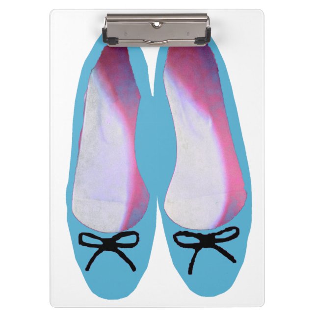 Blue Shoes Klemmbrett (Vorderseite)