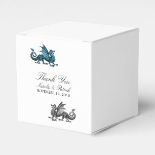 Blue Silver Dragon Gastgeschenk Hochzeit Boxes Geschenkschachtel
