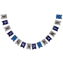 Blue Silver Glitzer 2023 Grad Party