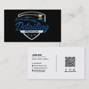 Blue Silver Premium Auto Detailing Karosseriebau  Visitenkarte