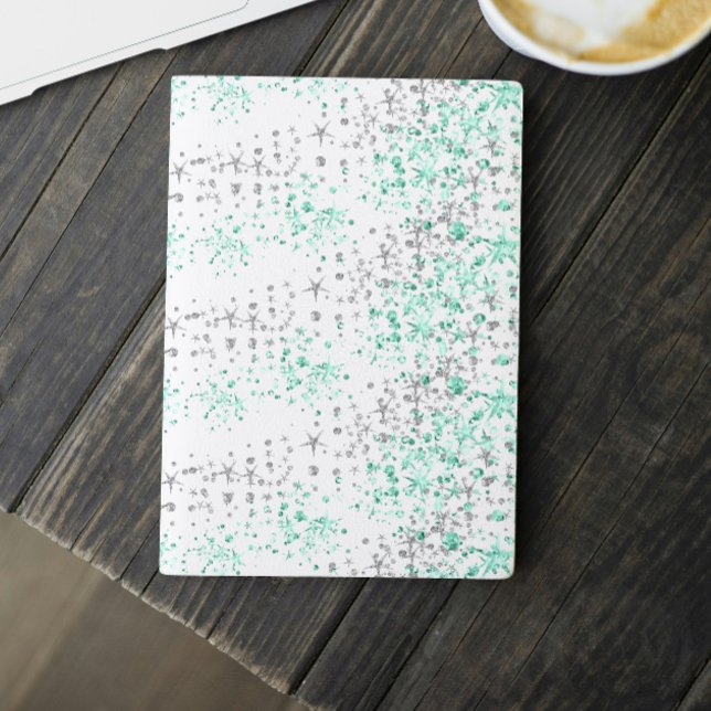 Blue Silver Stars Scrapbook Paper (Von Creator hochgeladen)