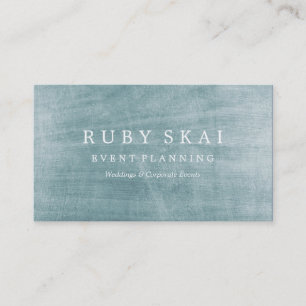 Blue Silver Textured Architectural Business Card Visitenkarte