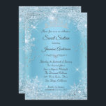 Blue Silver Winter Wonderland Sweet 16 Tiara Einladung<br><div class="desc">Cinderella Blue Silver Sweet 16 Geburtstag Einladung. Hübsche Schneeflocke & Tiara Design. Bitte beachten Sie: Alle flachen Bilder,  Sie haben keine echten Juwelen!</div>