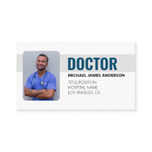 Blue Simple Modern Professional Medical Doctor
