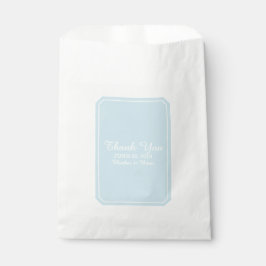 Blue Simply Elegant Wedding Geschenktütchen