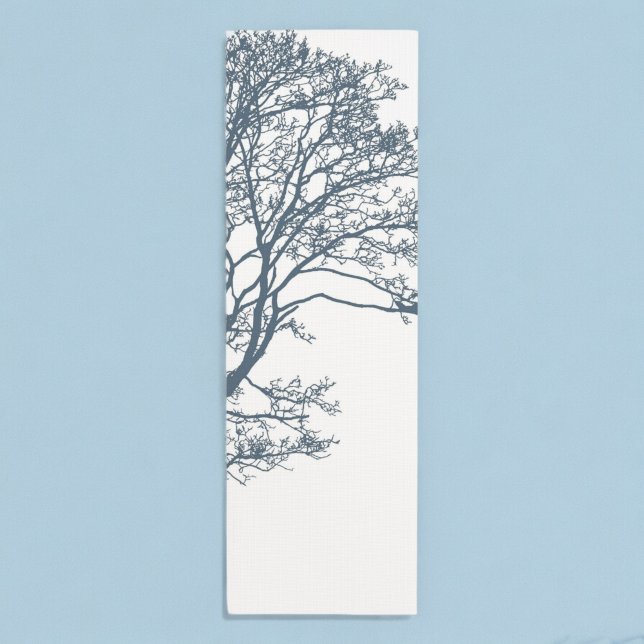 Blue Single Tree Boho Yogamatte (Von Creator hochgeladen)