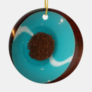 Blue Skeezer Keramikornament