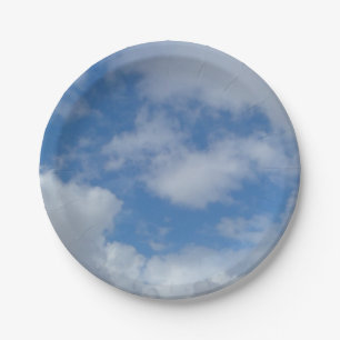 Blue Skies Pappteller