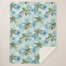 Blue Skies Tropical Island Palm Trees   Sherpadecke