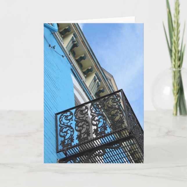 Blue Sky and Building All Chance Karte (Vorderseite)
