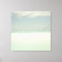 Blue Sky Birds Beach and Ocean Seashore Landschaft