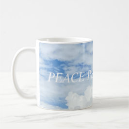 BLUE SKY CLOUDS FOTO CLASSIC KAFFEE TASSE