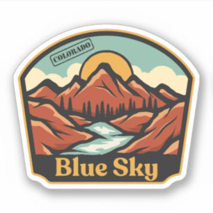 Blue Sky, Colorado Aufkleber