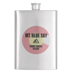 Blue Sky Colorado Flachmann
