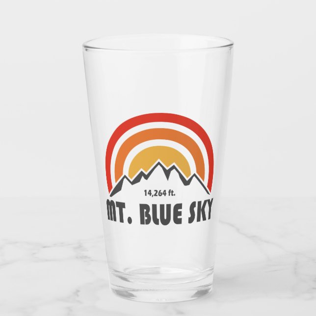 Blue Sky Colorado Glas (Vorderseite)