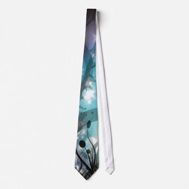 Blue Sky & Garden Art Krawatte (Vorderseite)
