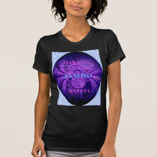 Blue Sky Hakuna Matata Kenya Giraffe Woven Art C T-Shirt