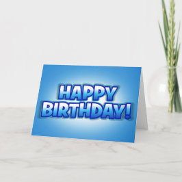 Blue Sky Happy Birthday Grußkarte Karte