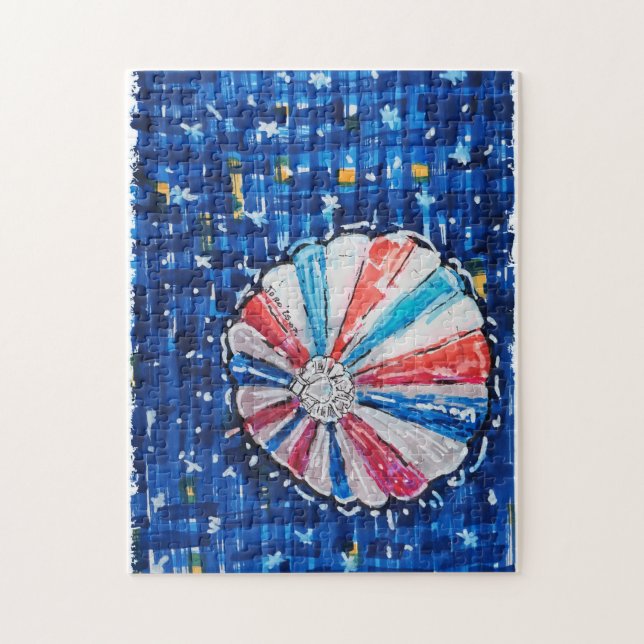 Blue Sky Hot Air Balloon (Vertikal)